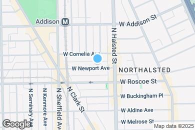 Map image of the property - 836 W Newport Ave