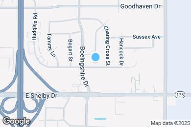 Map image of the property - 2036 St James Dr