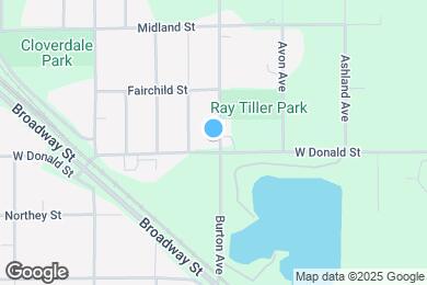 Map image of the property - 2023 Burton Ave