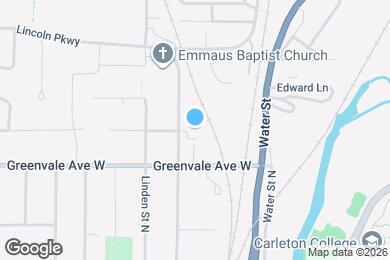 Map image of the property - North Oak Apartments