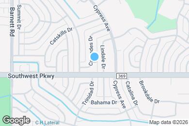 Map image of the property - 4631 Cascades Dr