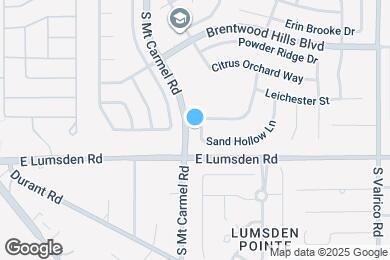 Map image of the property - 1603 Sand Hollow Ln
