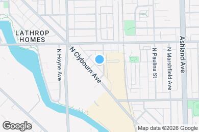 Map image of the property - 2734 N Wolcott Ave