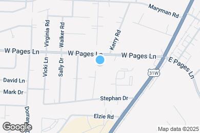 Map image of the property - 8501 Shirley Ln