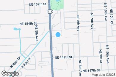 Map image of the property - 15133 NE 6th Ave