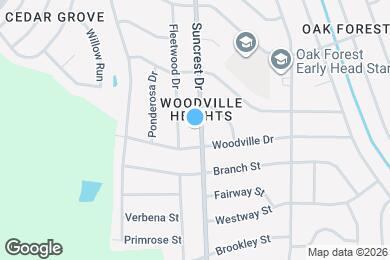 Map image of the property - 3121 Suncrest Dr