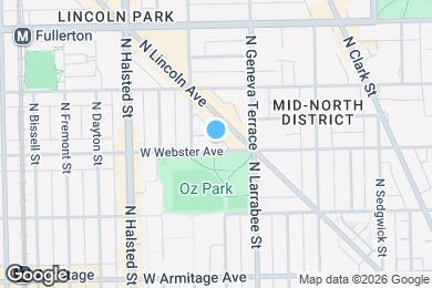 Map image of the property - 636 W Webster Ave