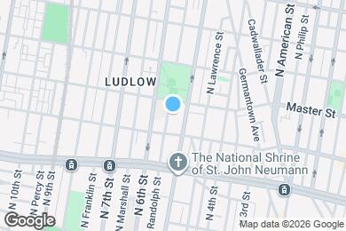 Map image of the property - 1331 N Randolph St