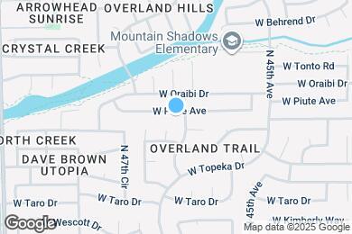 Map image of the property - 4707 W Piute Ave