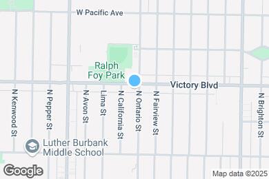 Map image of the property - 3102 W Victory Blvd