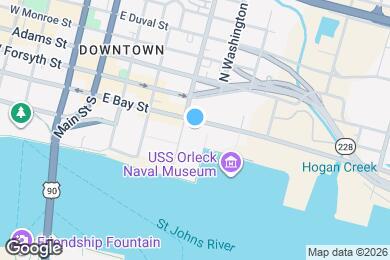 Map image of the property - 400 E Bay St