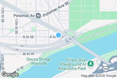 Map image of the property - 1535 K St SE