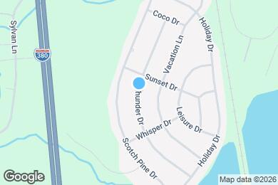 Map image of the property - 1170 Thunder Dr