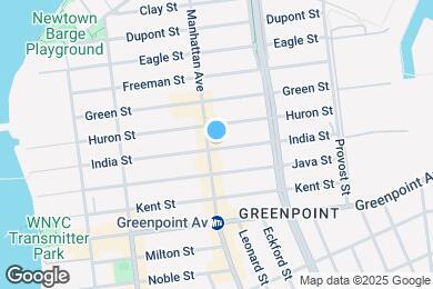 Map image of the property - 972 Manhattan Ave