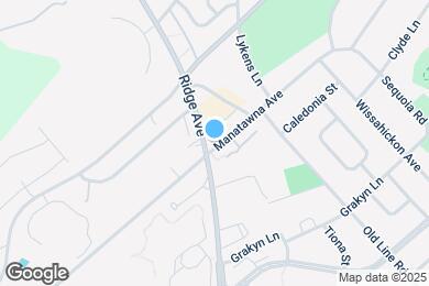 Map image of the property - 806 Manatawna Ave