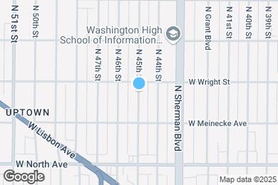 Map image of the property - 2461 N 45th St