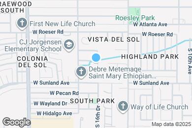 Map image of the property - 1611 W La Salle St