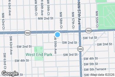 Map image of the property - 51 SW 59th Ave