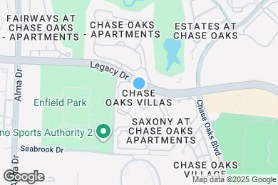 Map image of the property - Villas at Chase Oaks