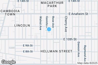 Map image of the property - 1050 Gaviota Ave