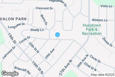 Map image of the property - 2911 Circle Dr