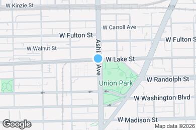 Map image of the property - 170 N Ashland Ave