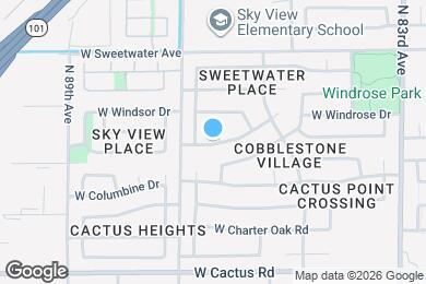 Map image of the property - 12720 N 86th Dr