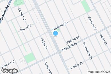 Map image of the property - 846 E Grand Blvd