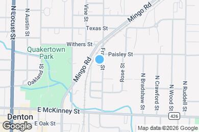 Map image of the property - 701 Frame St