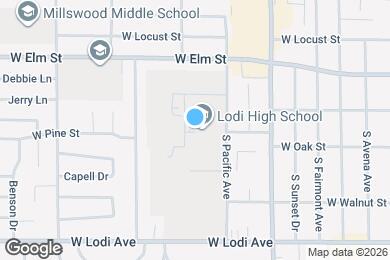 Map image of the property - 1335 W Walnut St