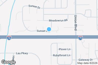 Map image of the property - 1218 Sunset Dr