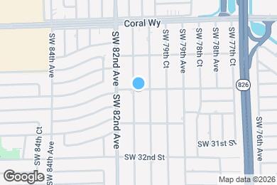 Map image of the property - 2801 SW 81st Ave
