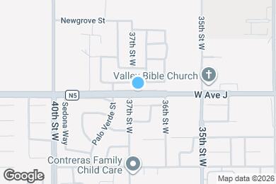 Map image of the property - 3621 W Ave J-10