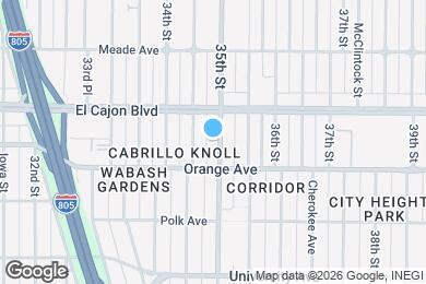 Map image of the property - 4248 35th St