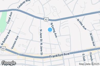 Map image of the property - 161 N Keats Ave