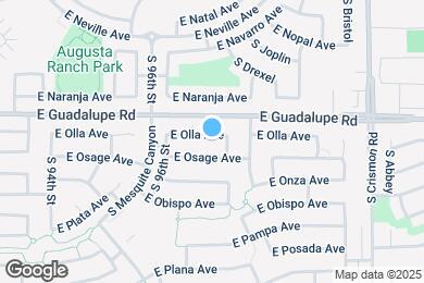 Map image of the property - 9665 E Olla Ave