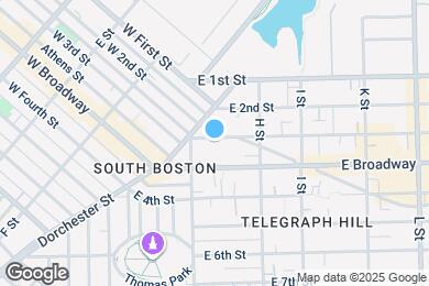 Map image of the property - 423 E 3rd St