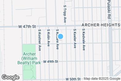 Map image of the property - 4747 S Kildare Ave