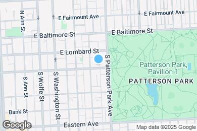 Map image of the property - 2214 E Pratt St