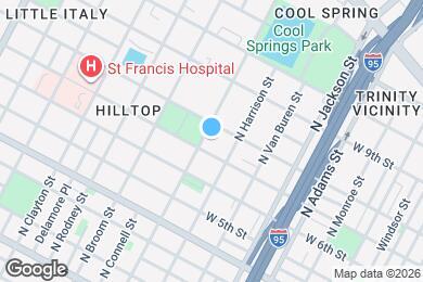 Map image of the property - 710 N Franklin St