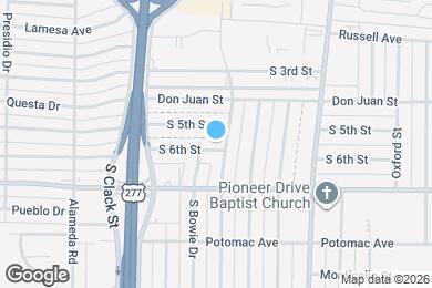Map image of the property - 4710 S 6th St