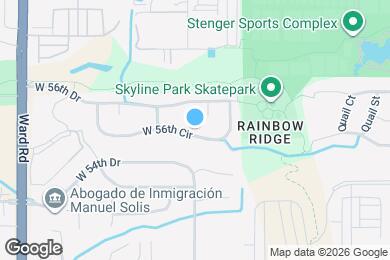 Map image of the property - 11823 W 56th Cir