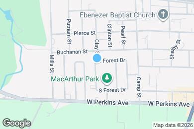 Map image of the property - 2028 W Forest Dr