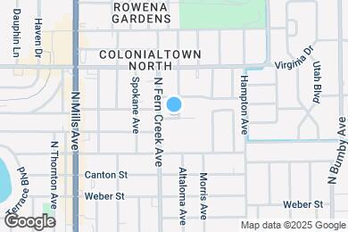 Map image of the property - 1200 Altaloma Ave