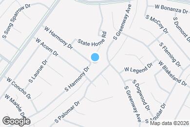 Map image of the property - 760 S Harmony Dr