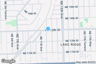 Map image of the property - 1240 NE 12th Ave