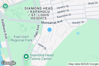 Map image of the property - 3741 Kanaina Ave