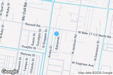 Map image of the property - 2021 Bahamas Dr