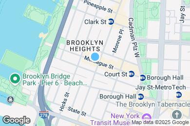 Map image of the property - 120 Montague St