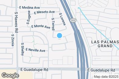 Map image of the property - 8649 E Nido Ave